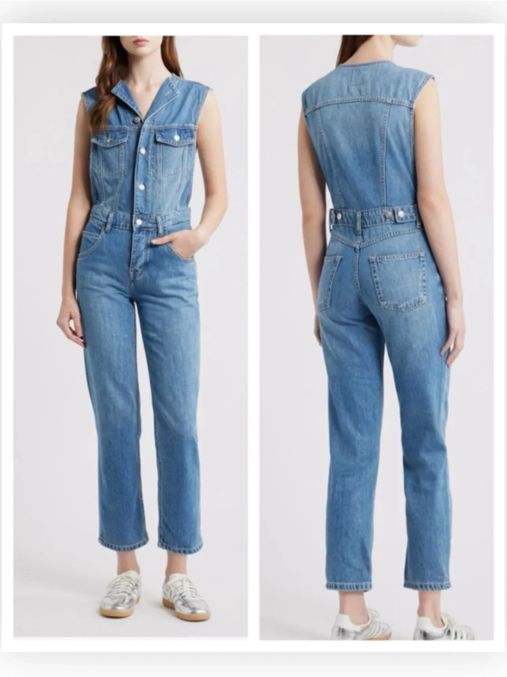 NWT FREE PEOPLE All you need Denim Jumpsuit $168